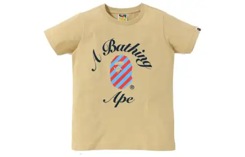 A BATHING APE T Shirts Women's Crew Neck Moderate Straight Fit