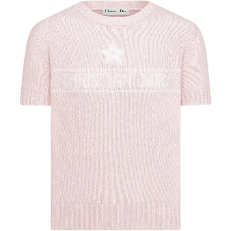 DIOR SS25 Cashmere Sweater Women's Pink