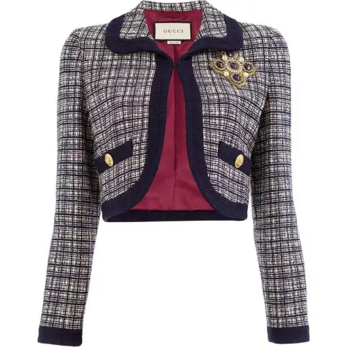GUCCI Jackets & Coats Women's Blue