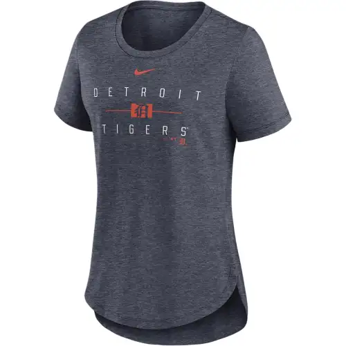 Nike T Shirt Women's Marine Blue Detroit Tigers