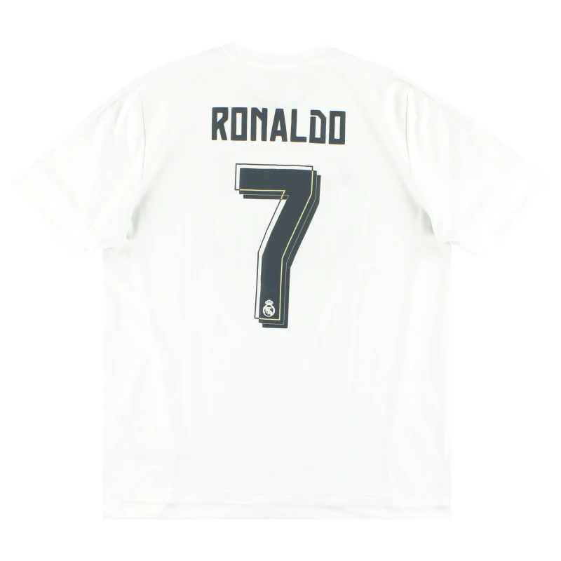 Adidas Real Madrid 2015 16 Home Shirt Ronaldo Soccer Jersey Men’s White