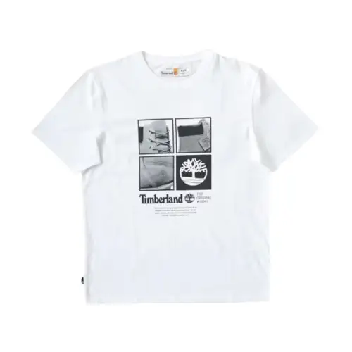Timberland T Shirt Unisex White