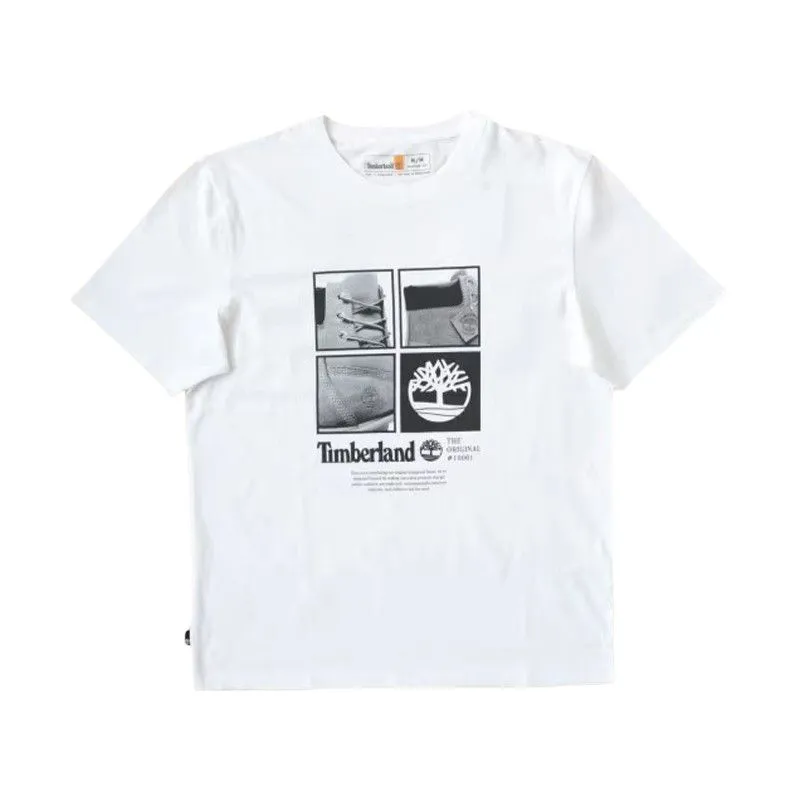 Timberland T Shirt Unisex White