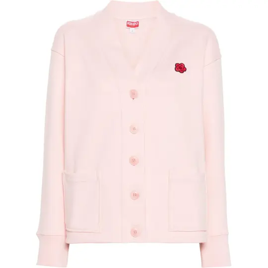 KENZO Boke Flower V-Neck Buttoned Cardigan