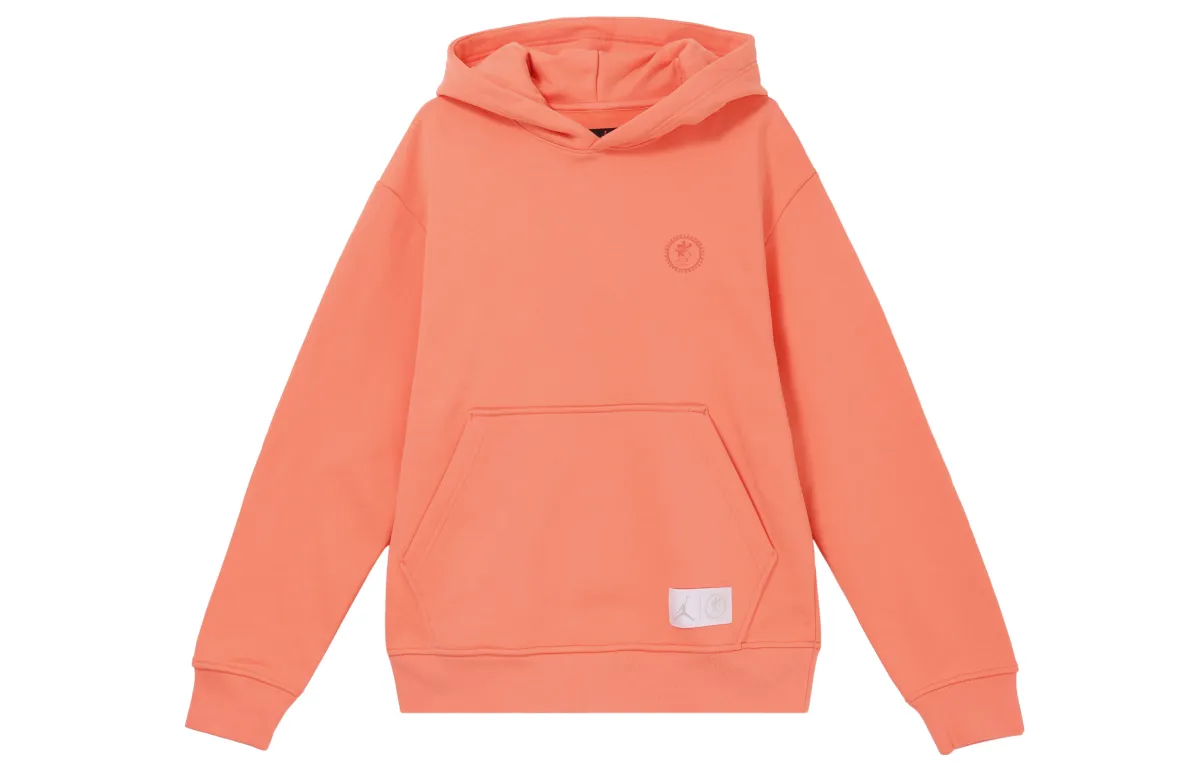 Jordan Women'ss Bephies Beauty Supply Pullover Hoodie Lt Wild Mango