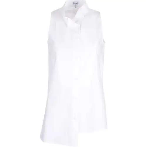 LOEWE Asymmetric Sleeveless Long Shirt