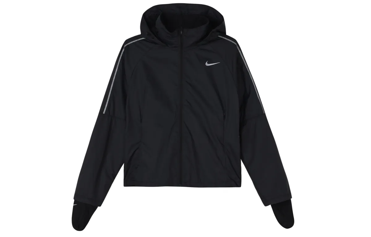 Nike Jackets Women's Black Hooded Moderate Other