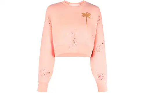PALM ANGELS Pxp Palm Tree print Sweatshirt