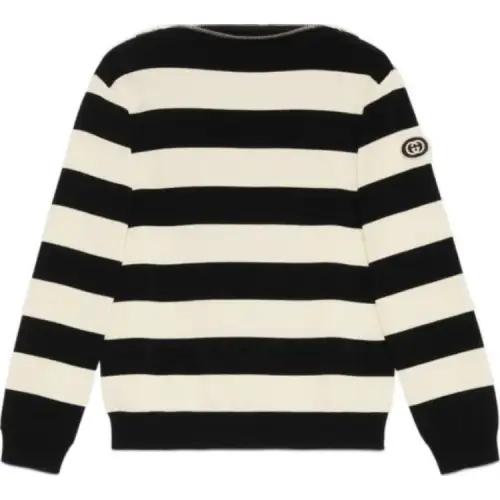 【Previous Season】zip-neck striped jumper