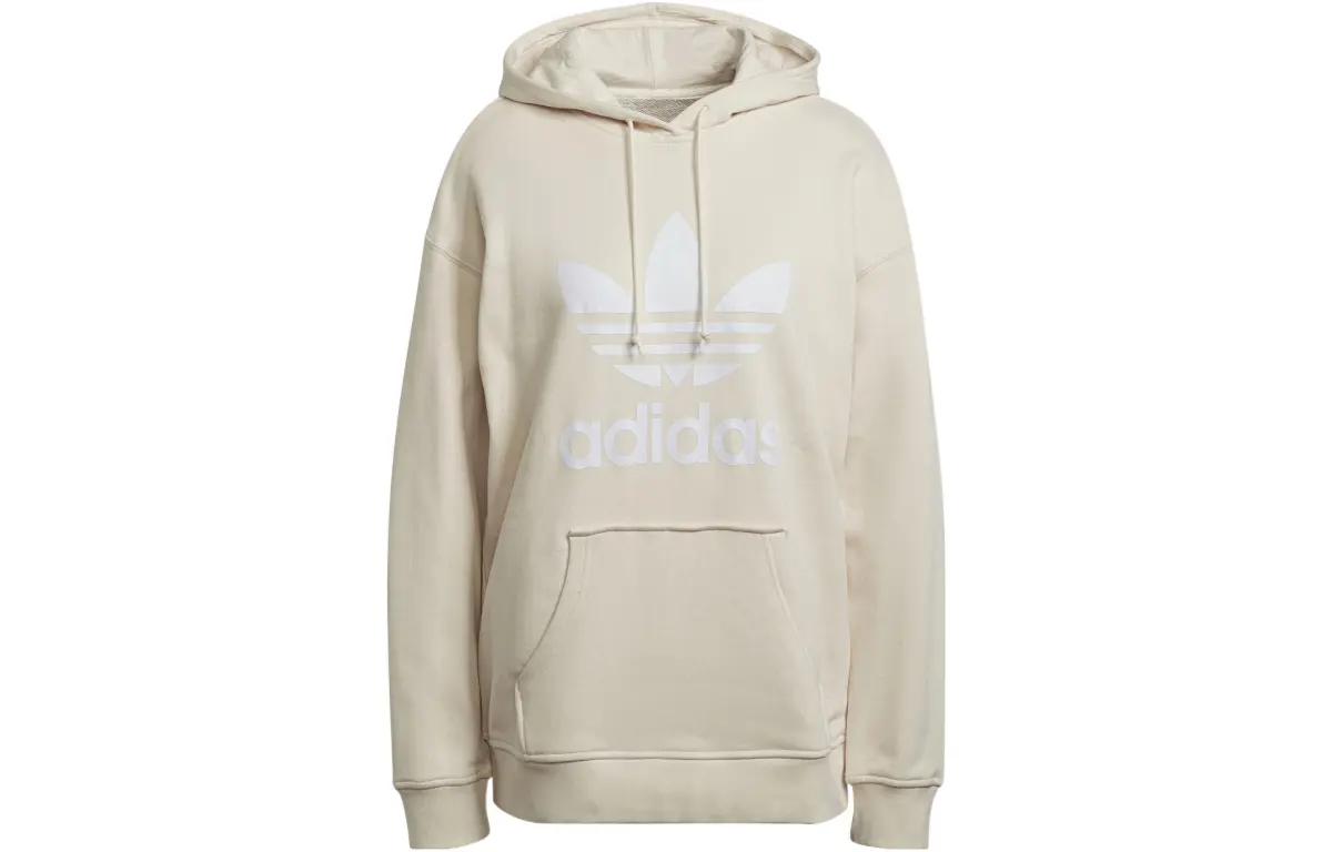Adidas Originals Sweatshirts Women's Ecru Hooded Moderate Other