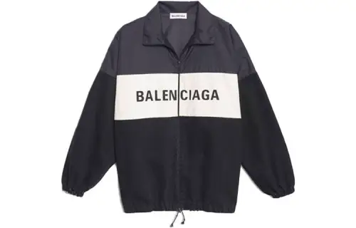 Balenciaga Pre Owned 2018 Logo Panelled Jacket