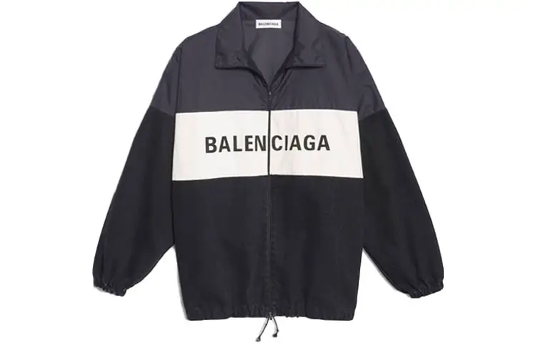 Balenciaga Pre Owned 2018 Logo Panelled Jacket
