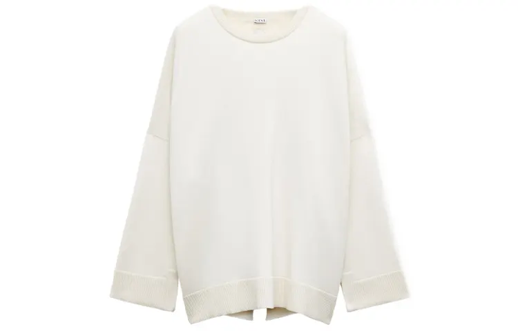 LOEWE Open Back Sweater 'Soft White'