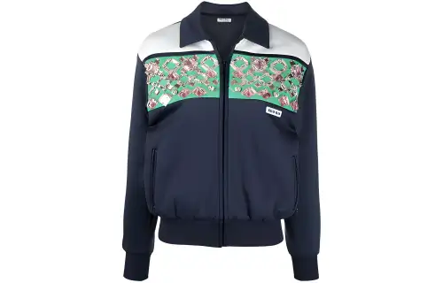 MIU MIU SS21 Jackets & Coats Women's Navy Blue