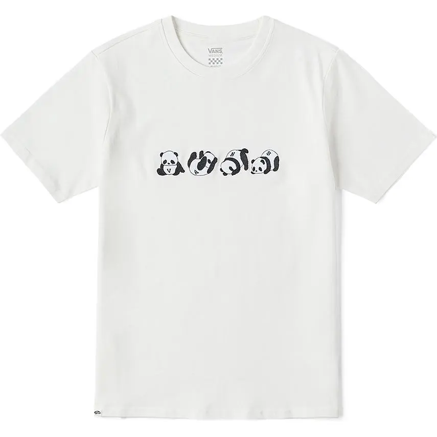 Vans T-Shirts Women's Ecru Crew Neck Moderate Other