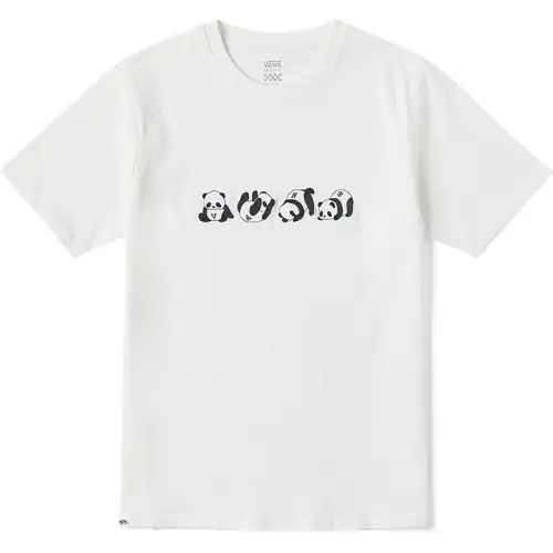 Vans T Shirts Women's Ecru Crew Neck Moderate Other