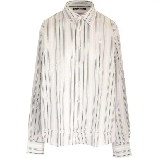 Acne Studios Sarlie Striped Long Sleeved Shirt