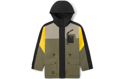 Vans Jackets Women's Army Green Hooded Moderate