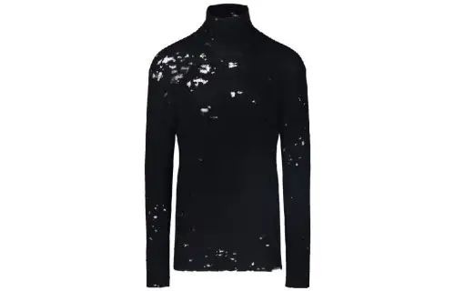 Balenciaga Knitwear Women's Black Turtleneck Moderate Other