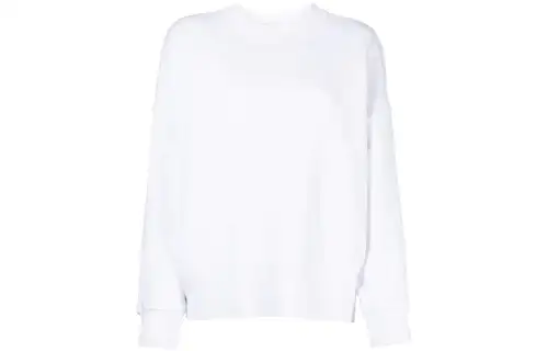 PALM ANGELS Sweatshirts Women's White Crew Neck Moderate Regular