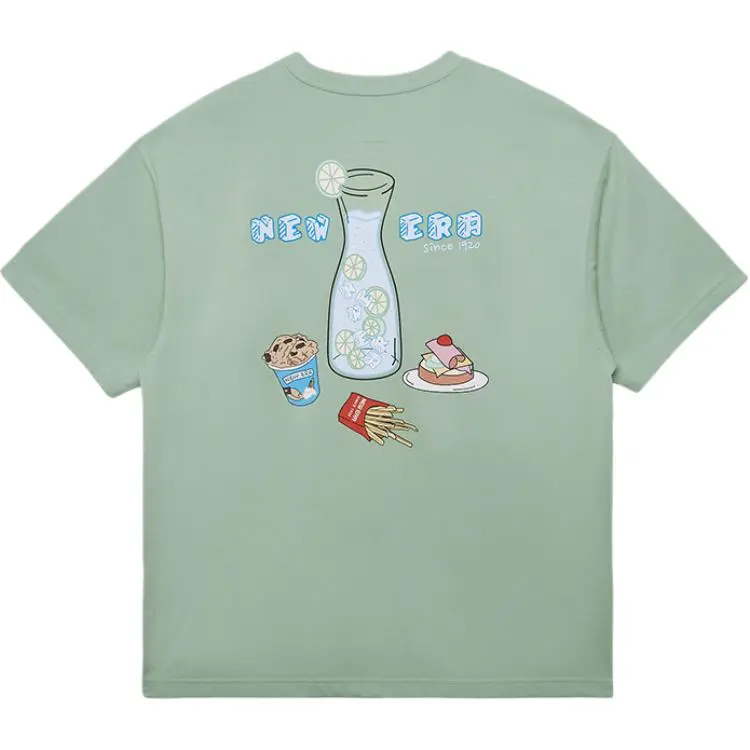 New Era Drop Shoulder Sleeve T Shirt Women's Green