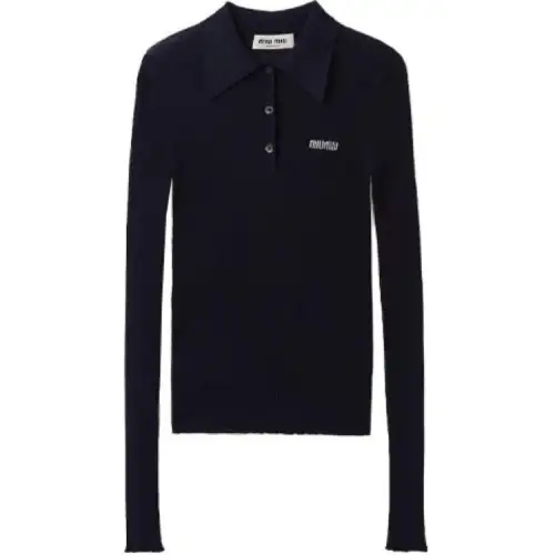 Miu Miu cashmere polo shirt