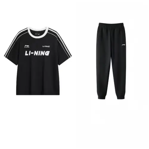 Li Ning Casual Sportswear Men's Crew Neck Moderate