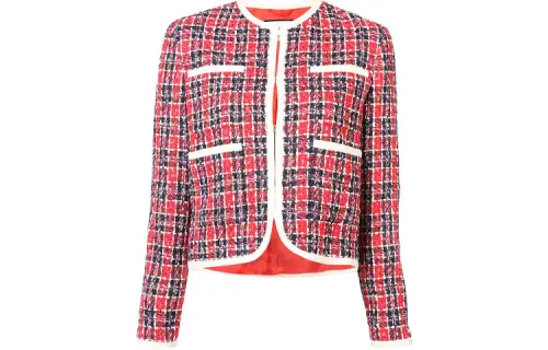 GUCCI Jackets Women's Pink Crew Neck Moderate Other