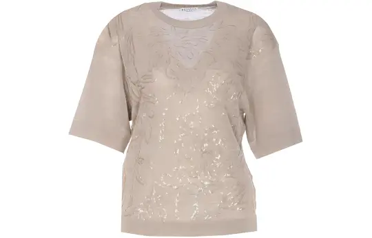 Brunello Cucinelli Crewneck Knitted Top