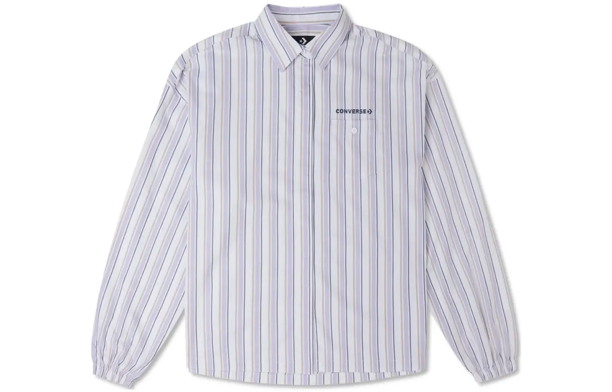 Converse Striped Woven Button-Up Shirt