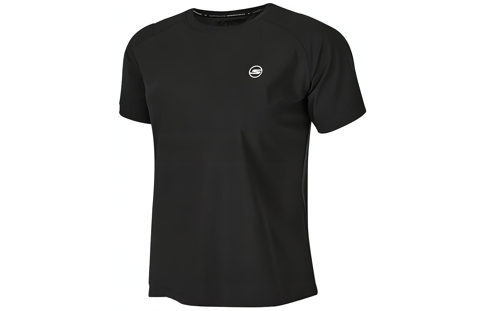 Skechers Raglan Sleeve T Shirt Women’s Carbon Black