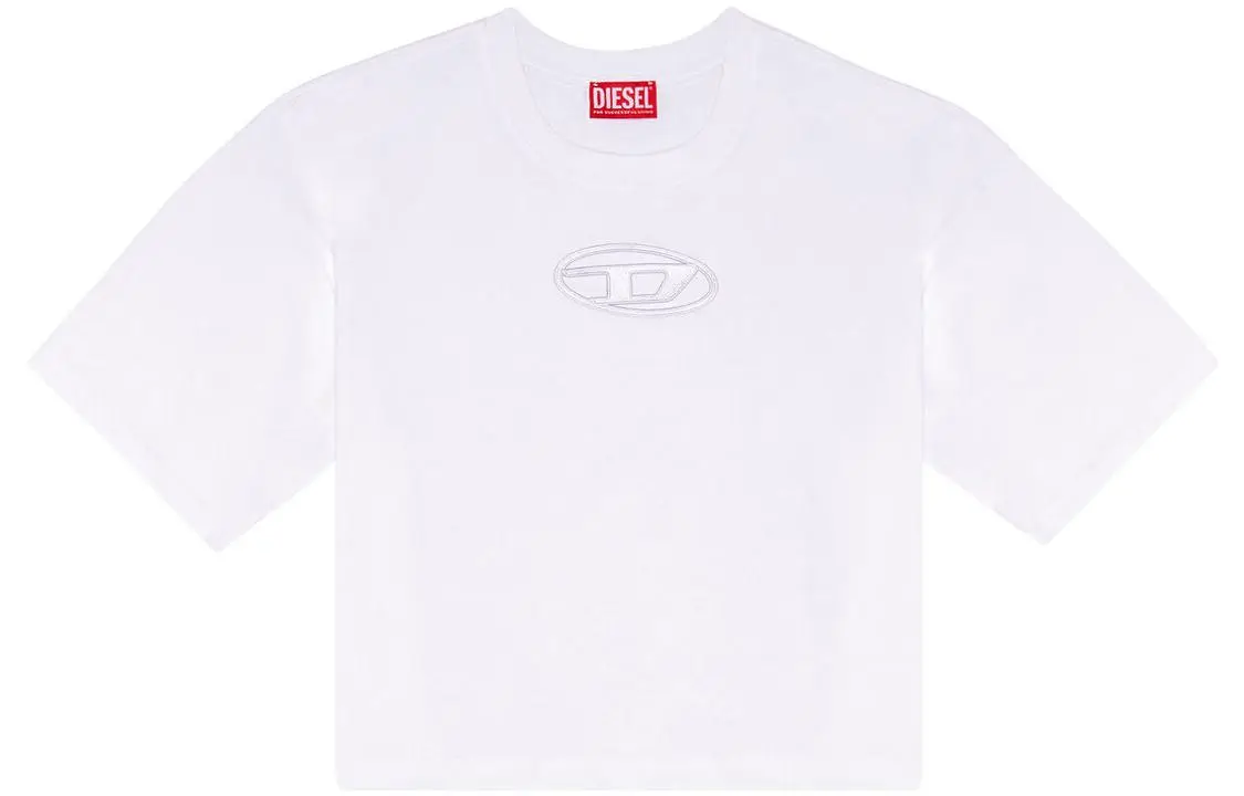 Diesel T-Buxt-Crop-Od cotton T-shirt