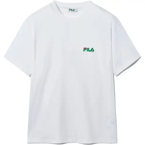 FILA T Shirts Unisex White Crew Neck