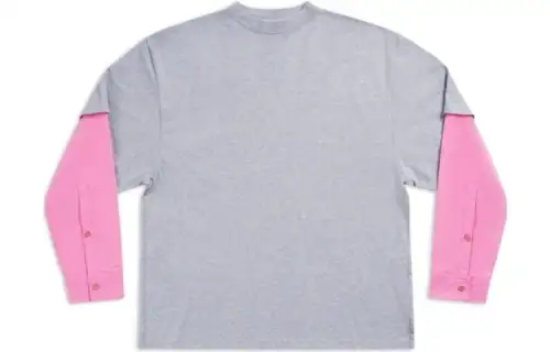 Balenciaga T Shirt Women's Gray Loose Fit