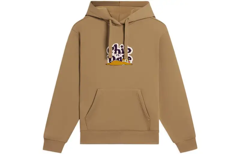 Li Ning X Disney Sweatshirts Women's Smoke Umber Hooded Moderate Regular