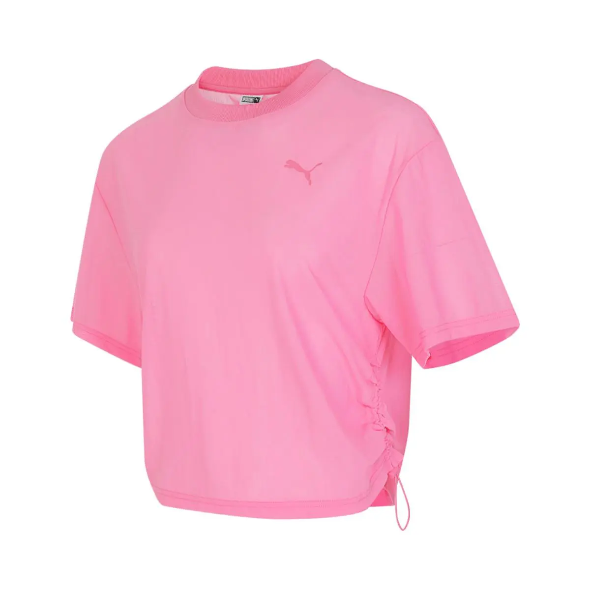 PUMA T-Shirts Women's Pink Crew Neck Moderate Other