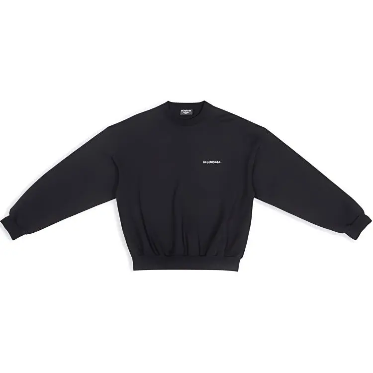 Balenciaga FW22 Sweatshirt Loose Fit Women's Black
