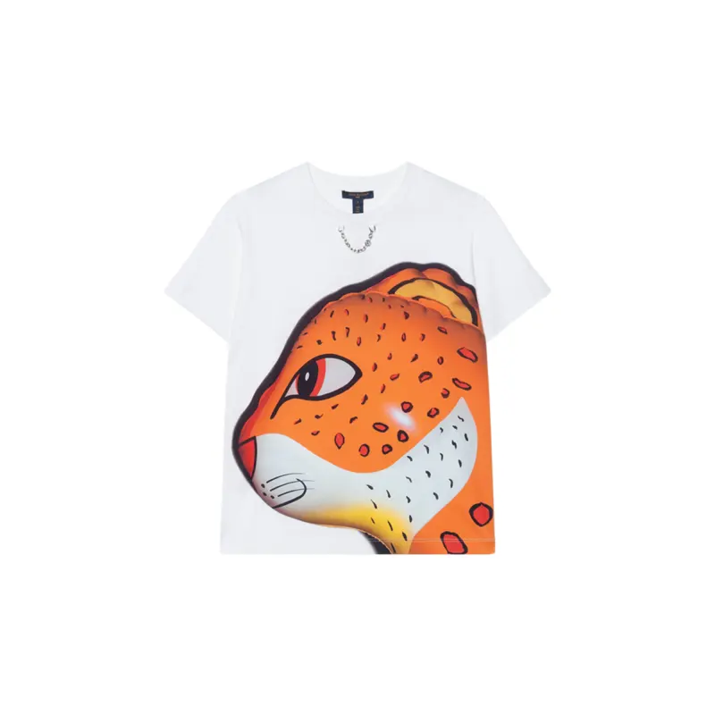 LOUIS VUITTON Sequin Leopard T-Shirt