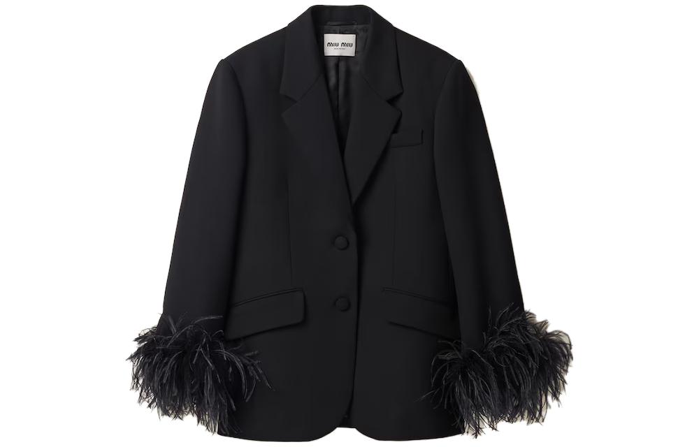 MIU MIU Single Breasted Tailored Blazer