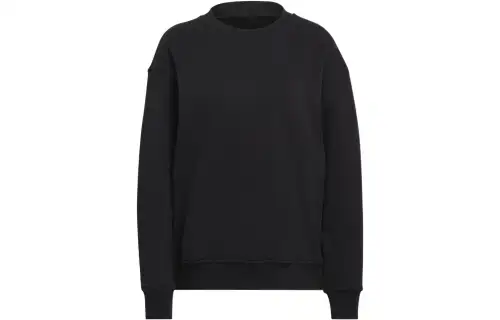 Adidas Originals Sweatshirts Women's Black Crew Neck Moderate Regular