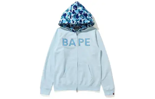 A BATHING APE Sweatshirts Women's Hooded Moderate Cardigan