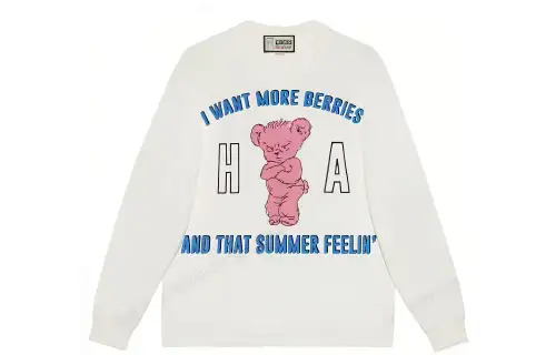 GUCCI X Harry Styles Co branded Sweatshirt Women's White