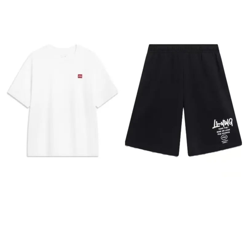 Li Ning Casual Sportswear Men's Crew Neck Moderate