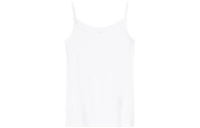 UNIQLO Camisoles Women's White Square Collar Moderate Other