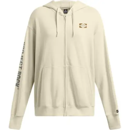 Under Armour Johnson Project Rock Jacket Women's Mink White Gray