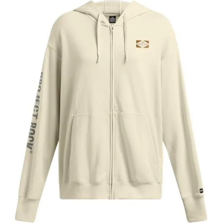 Under Armour Project Rock Project Rock Jacket Women's Mink White Gray