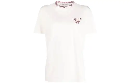 【Previous Season】logo-embroidered cotton T-shirt