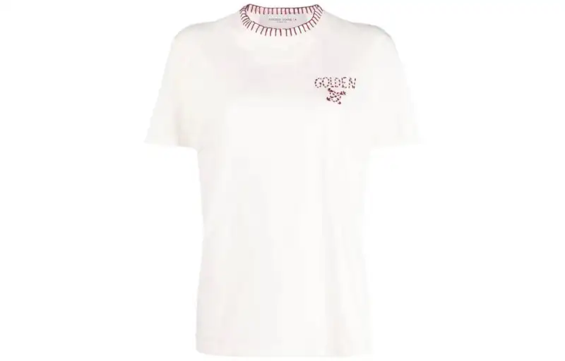 【Previous Season】logo-embroidered cotton T-shirt