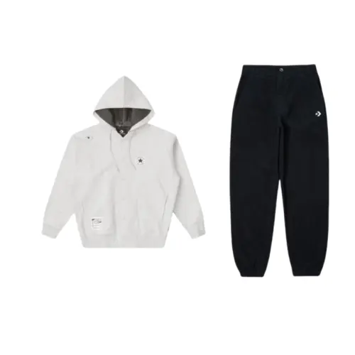 Converse Sweatshirt Sets Unisex Hooded Moderate