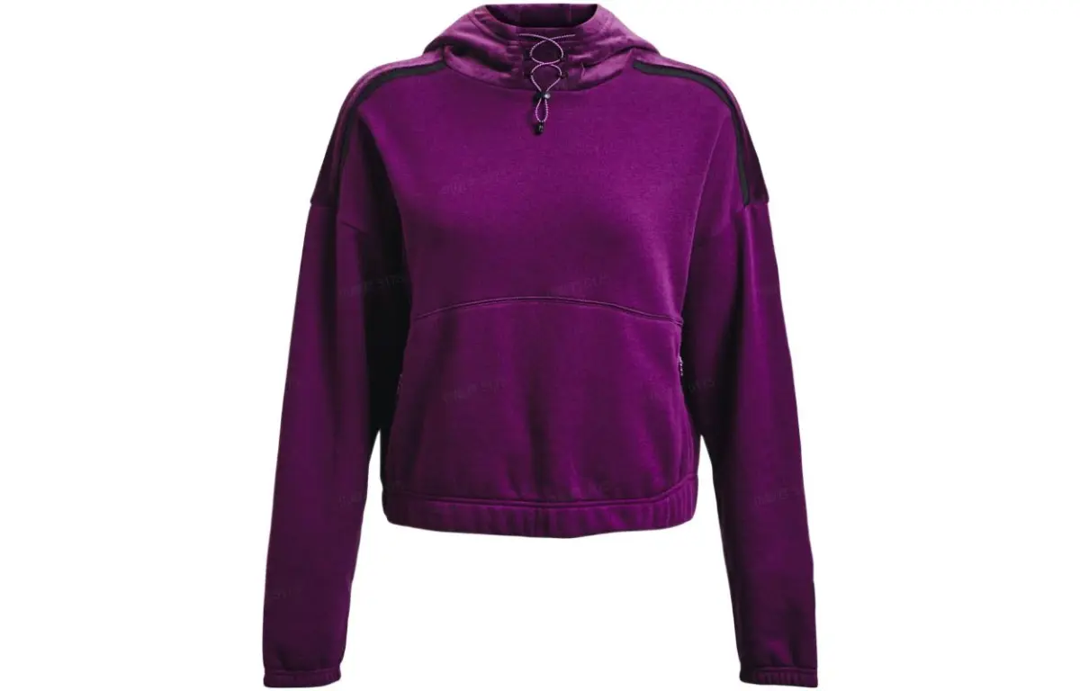 Under Armour Sweatshirts Women's Purple Hooded Moderate Regular